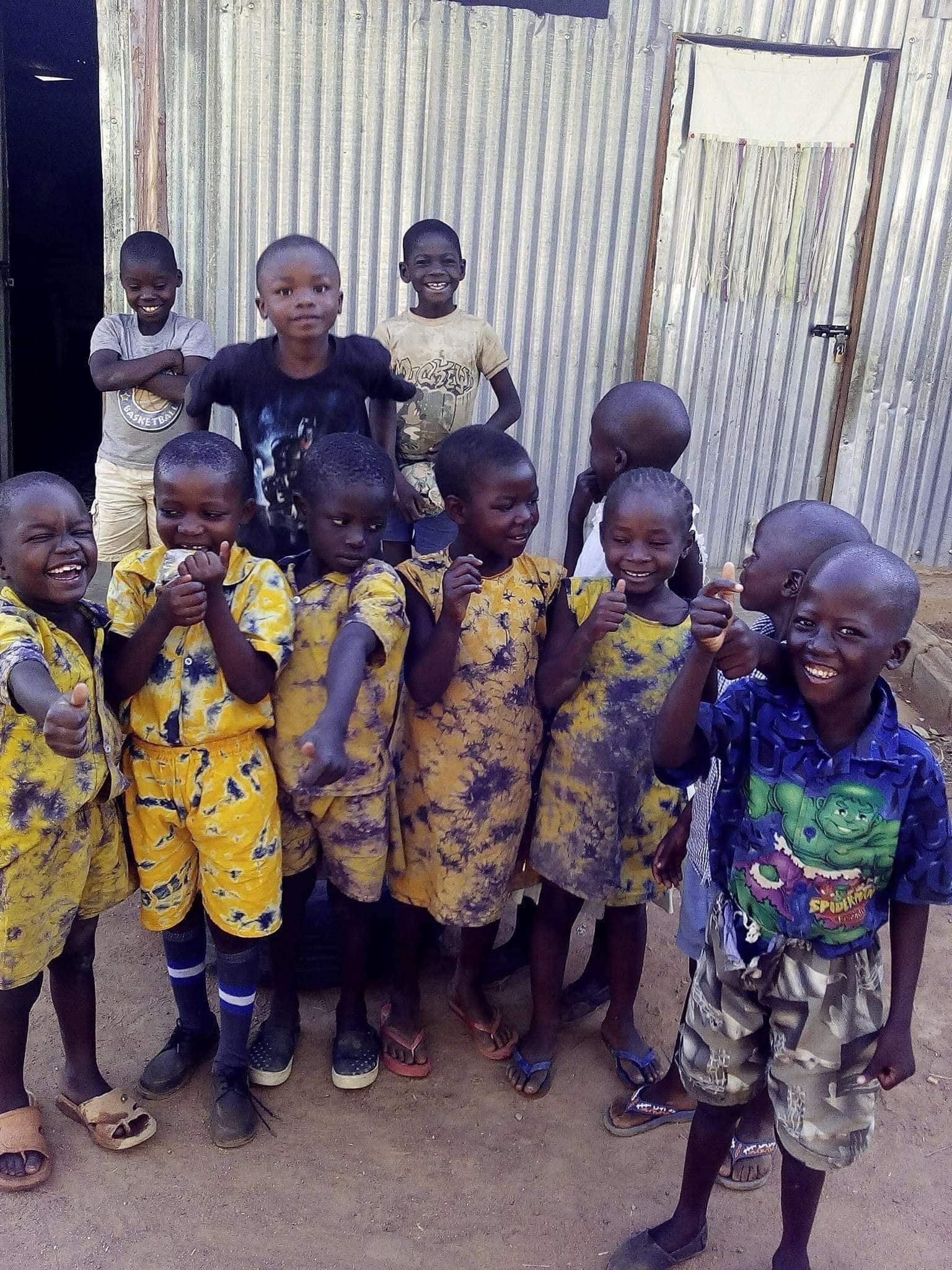 Children playing at the home